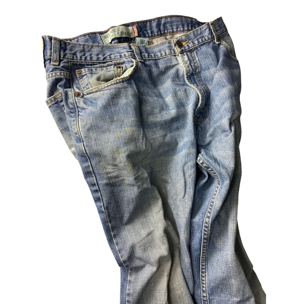 Levi's‎ 559 Relaxed Straight Jeans Mens 36x36 Light Wash Blue Denim Classic Fit